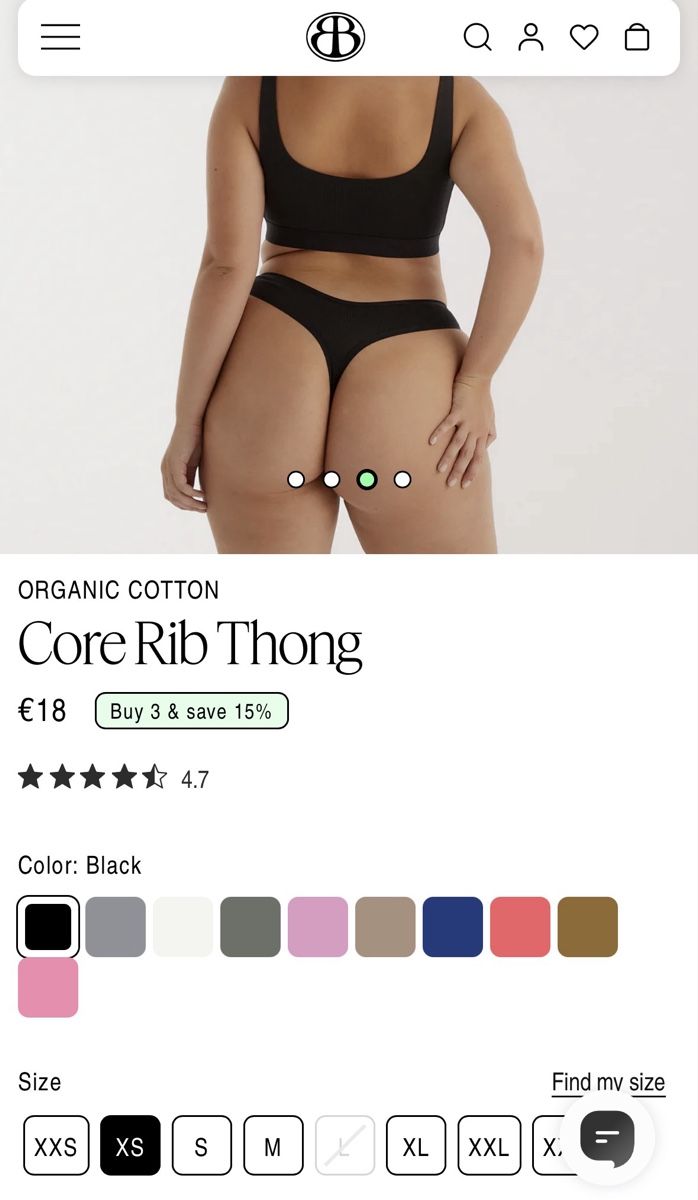 Altra biancheria intima: 5x Organic Basics Thong Unterhosen – Nuovo e nell'imballaggio originale da Bern venduto da ale_234 3