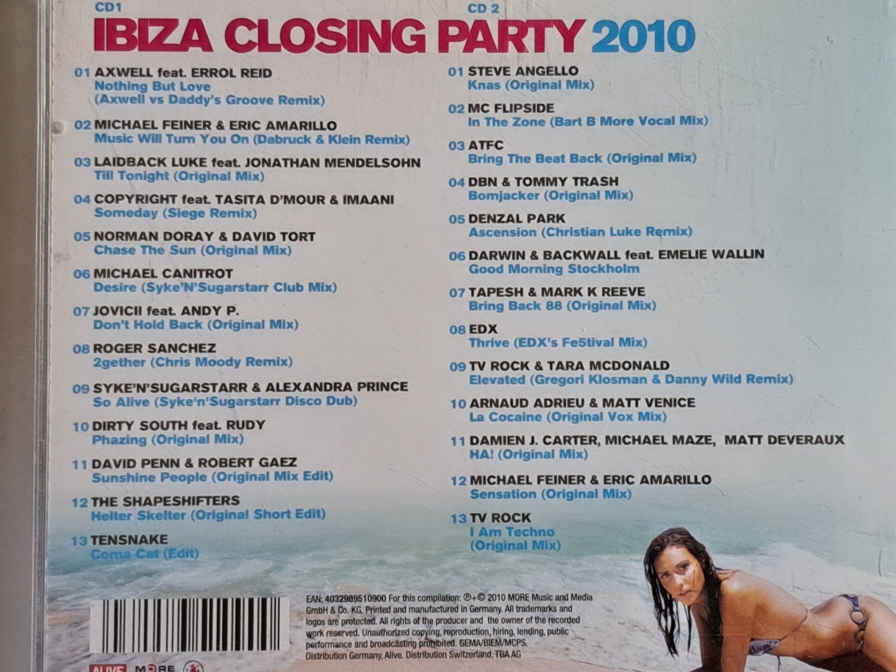 CD: IBIZA CLOSING PARTY 2010 – Usato da Wichtrach venduto da LuckyLuke69 2