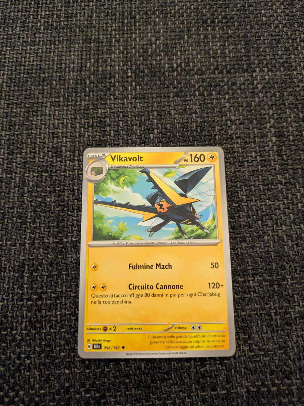 Pokémon Carte collezionabili: VIKAVOLT, TEMPORAL FORCES, TEF56, UNC, 2024, ITA, NM/MT – Usato da Losone venduto da AlpineLayer