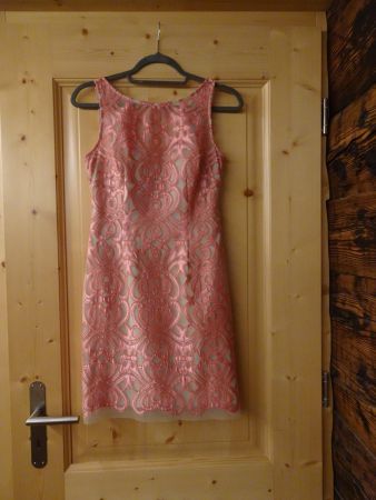 Rosa-beiges, festliches Kleid Aidan Mattox Gr. 34 - 260324