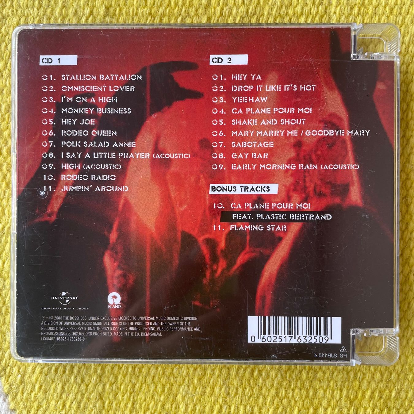 CD: THE BOSSHOSS-2CD STALLION BATTALION LIVE – Usato da Rorschacherberg venduto da CD-Roli 1