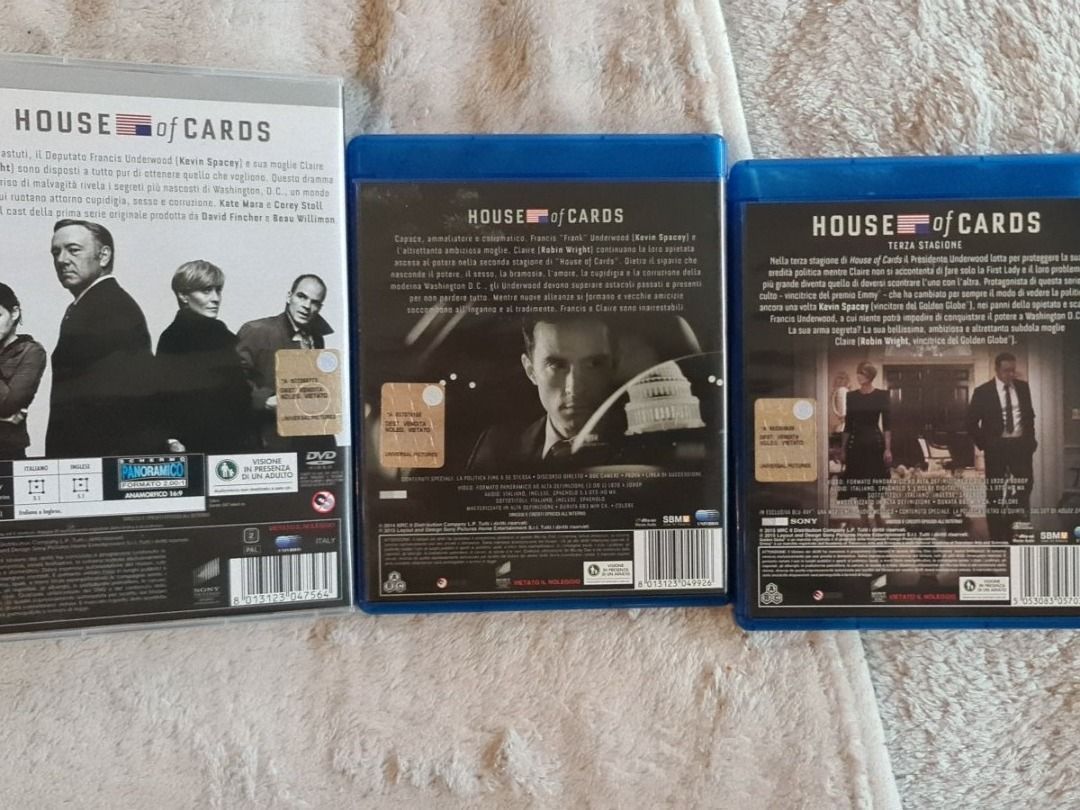 Alle DVDs: House of cards – Gebraucht aus Monte Carasso von Buttefly 1