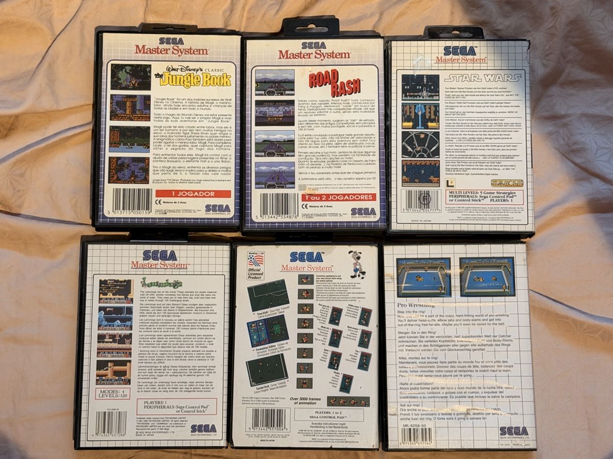 Sega Giochi: Jeux Master system – Usato da Thônex venduto da Mr_xxv 1