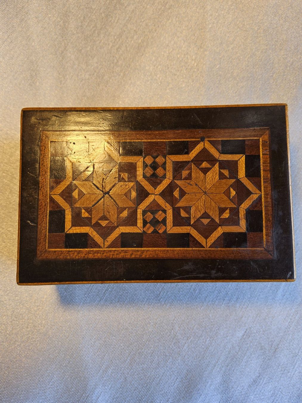Dosen: Antike Holzbox Tunbridge Wells Kent, ca 1880 – Gebraucht aus Zürich von gutsan 3
