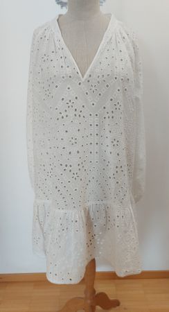 Kleid, weiss, Bamwollw, Grösse L
