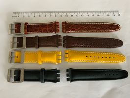 4 x Armbänder bracelets SWATCH Irony CHRONO ★ unbenutzt