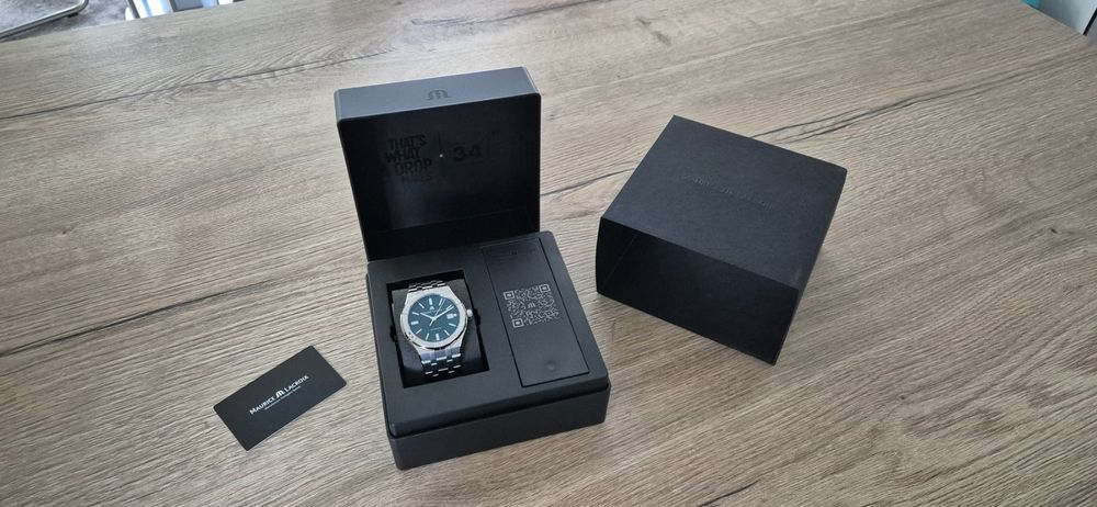 Maurice Lacroix Orologi: Maurice Lacroix Aikon Automatique Cadran Vert, État Neuf! – Usato da Bevaix venduto da Roby3171 6