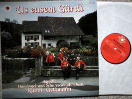Schwyzerörgeli Duett Rubin-Getzmann Us Eusem Gärtli LP TOP