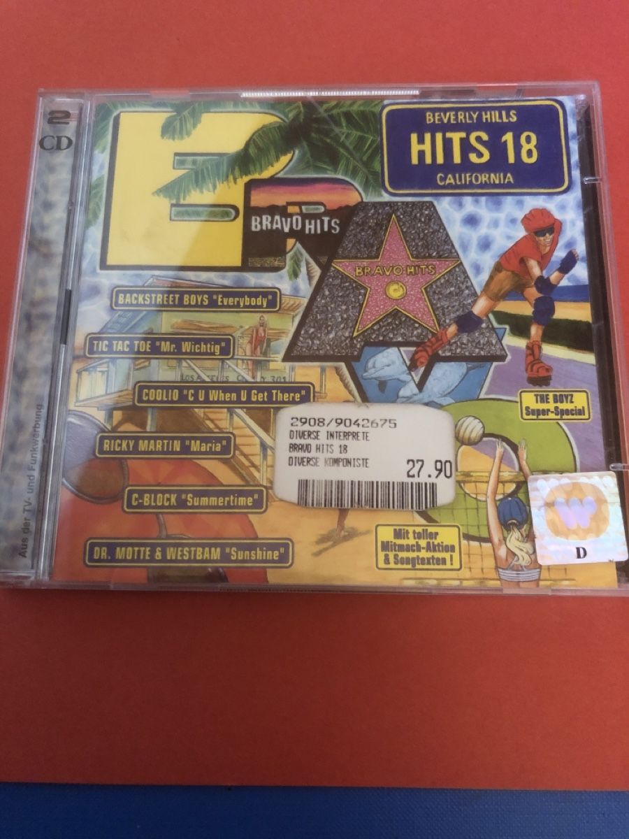 CDs: Bravo Hits 18 - 2CD Diverse Interpreten – D'occasion à Flaach par rubo7