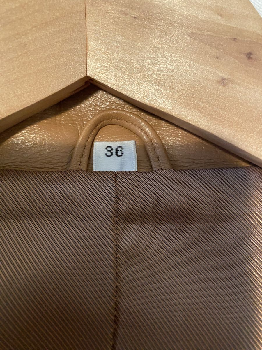 Cappotti: Leonardo Lederjacke - Beige Gr. 36 – Usato da Winterthur venduto da sony-6 2