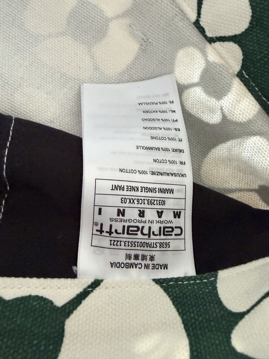 Carhartt Pantaloni: Marni x Carhartt Pants – Nuovo (secondo la descrizione) da Rothrist venduto da mar_6tjp 7
