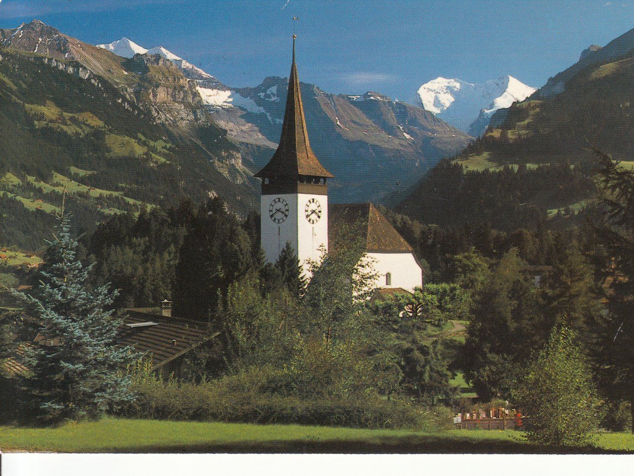 Ansichtskarten: Frutigen 1986 – Gebraucht aus Bürglen TG von StampGraf