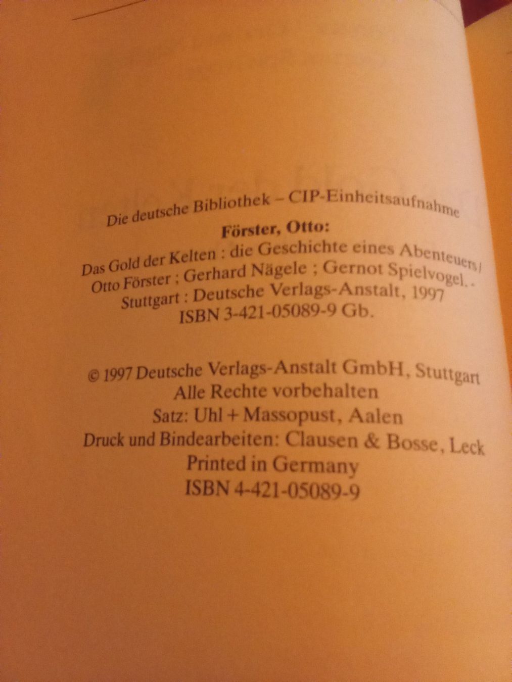 Livres: Das Gold der Kelten – D'occasion à Remetschwil par Privatflohmi 4