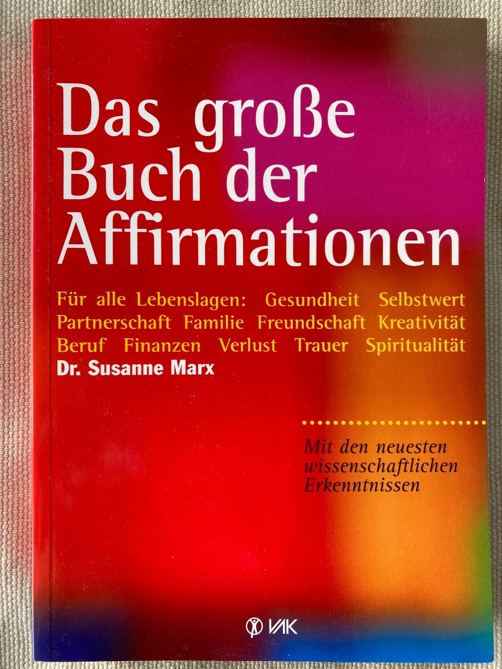 Libri: Das grosse Buch der Affirmationen – Usato da Baden venduto da Yoyo1