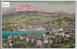 Luzern und Pilatus - Litho