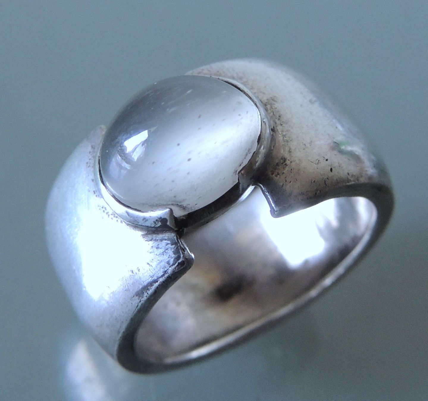 Anelli: Mondstein Silber 925 Fingerring Gr. 56 – Usato da Waldenburg venduto da schaller707