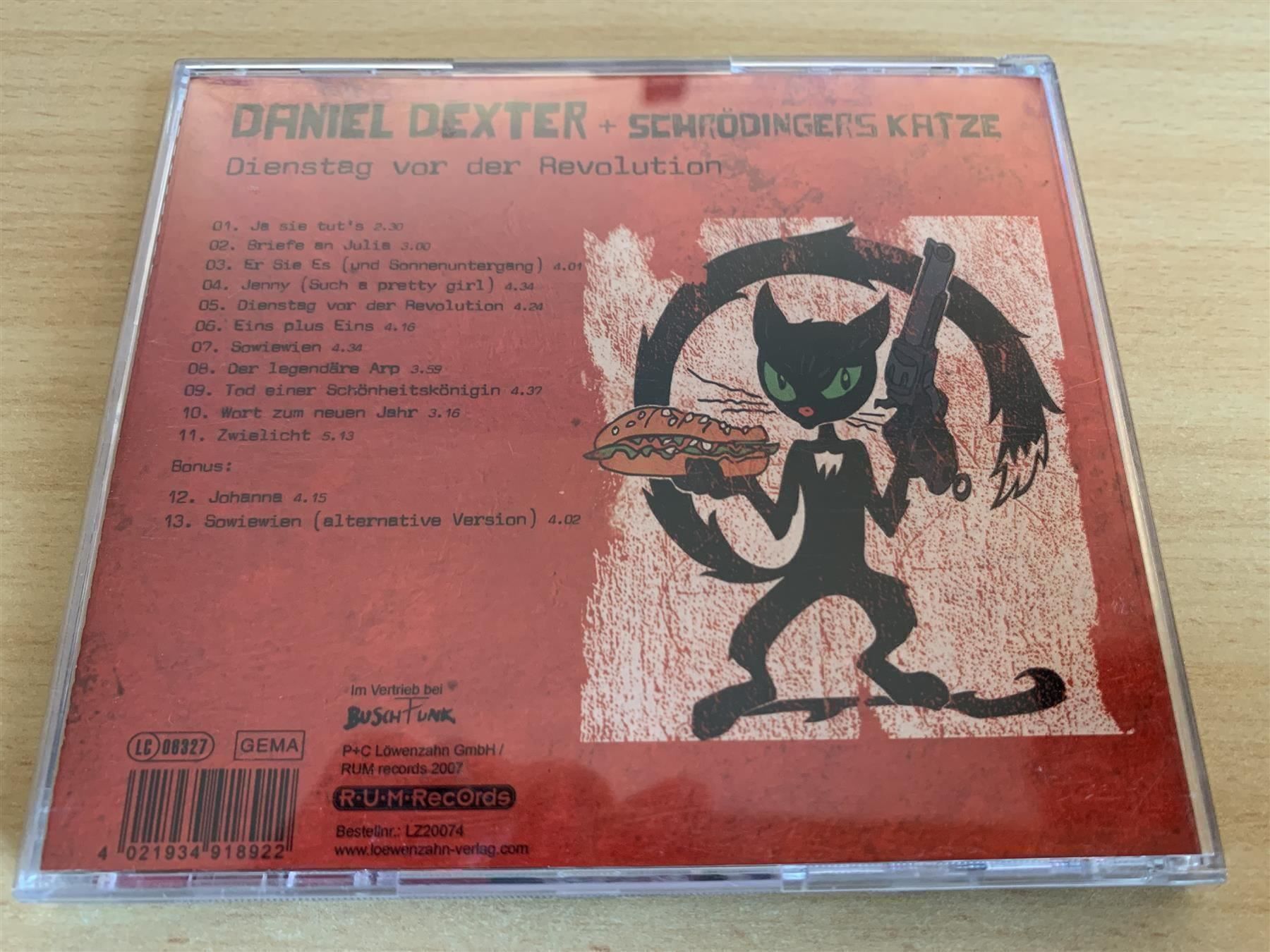 CDs: Daniel Dexter, Schrödingers Katze – Gebraucht aus Rikon im Tösstal von Alpenmutz 1