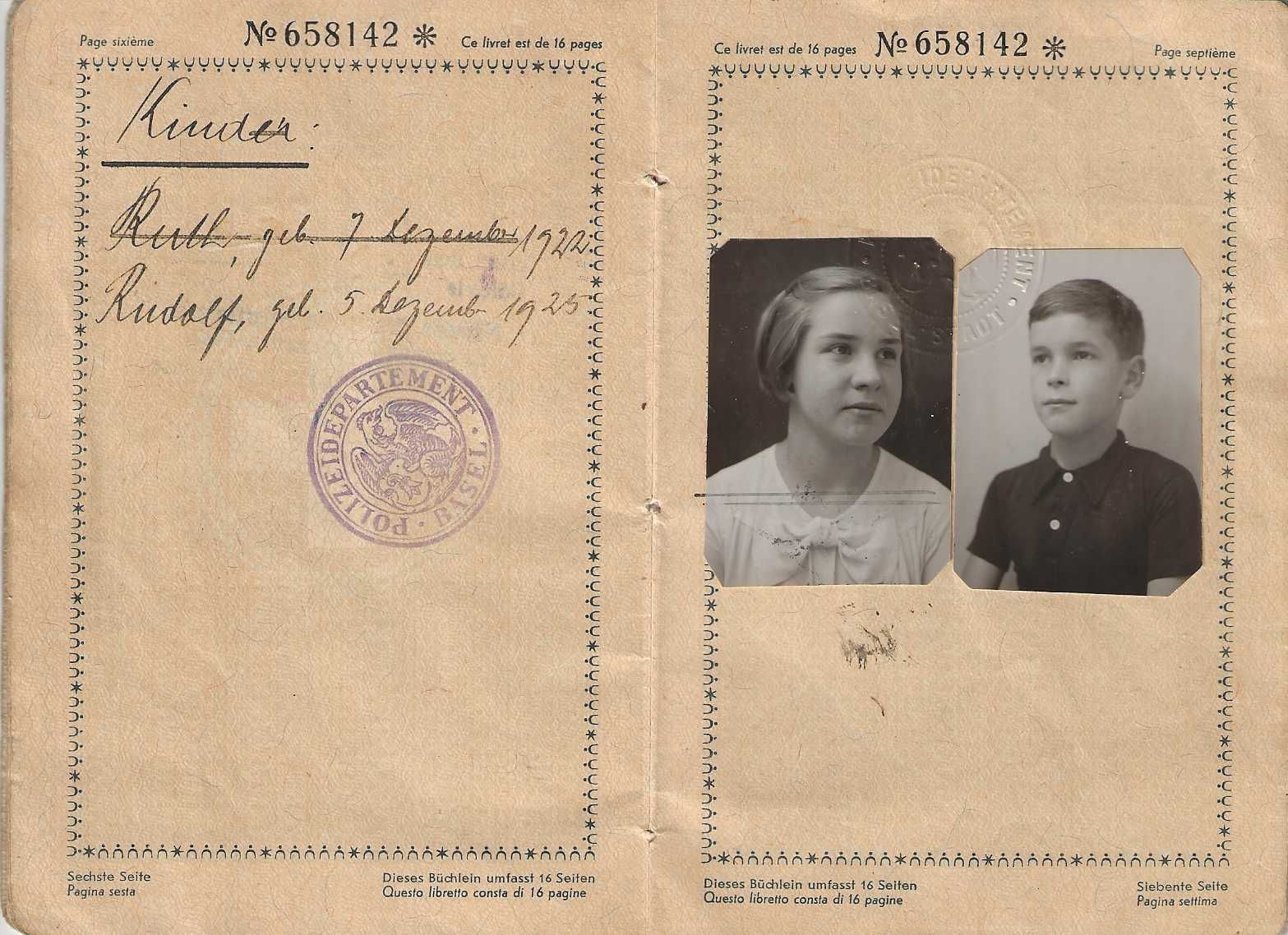 Documenti: Schweizerpass 1936 Basel. Div. Zollmarken Italien – Usato da Basel venduto da Bingis 3