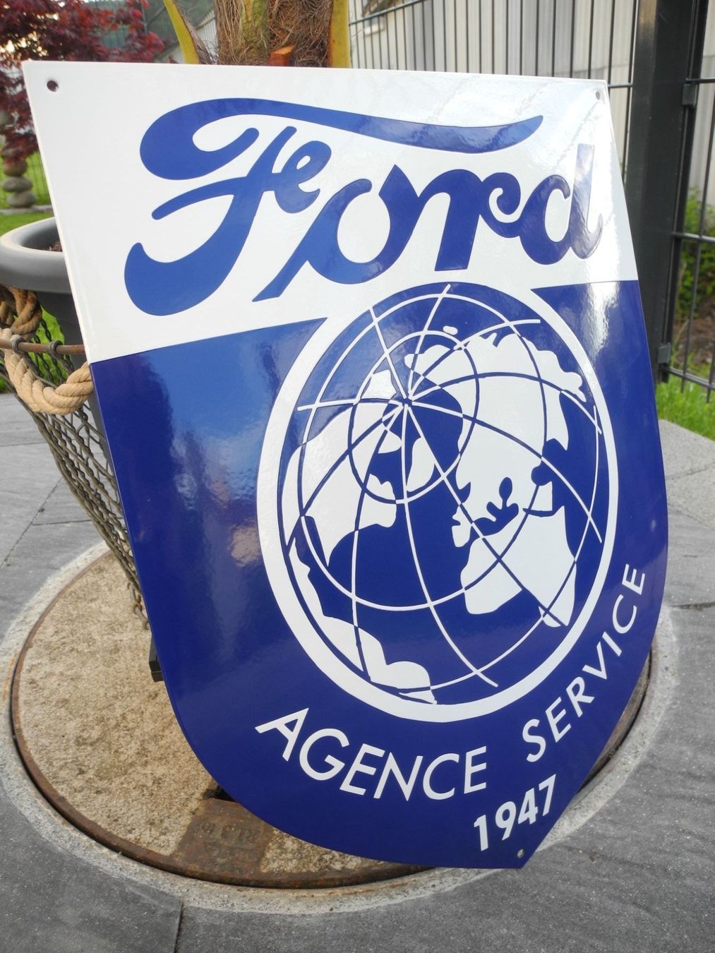 Ford Schilder: GROSSES FORD EMAILSCHILD – Neu (gemäss Beschreibung) aus Reinach AG von Huckleberrysix 4