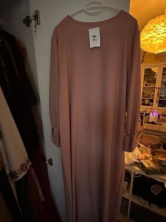Kleid Langarm Rosé Grösse size 1 neuwertig