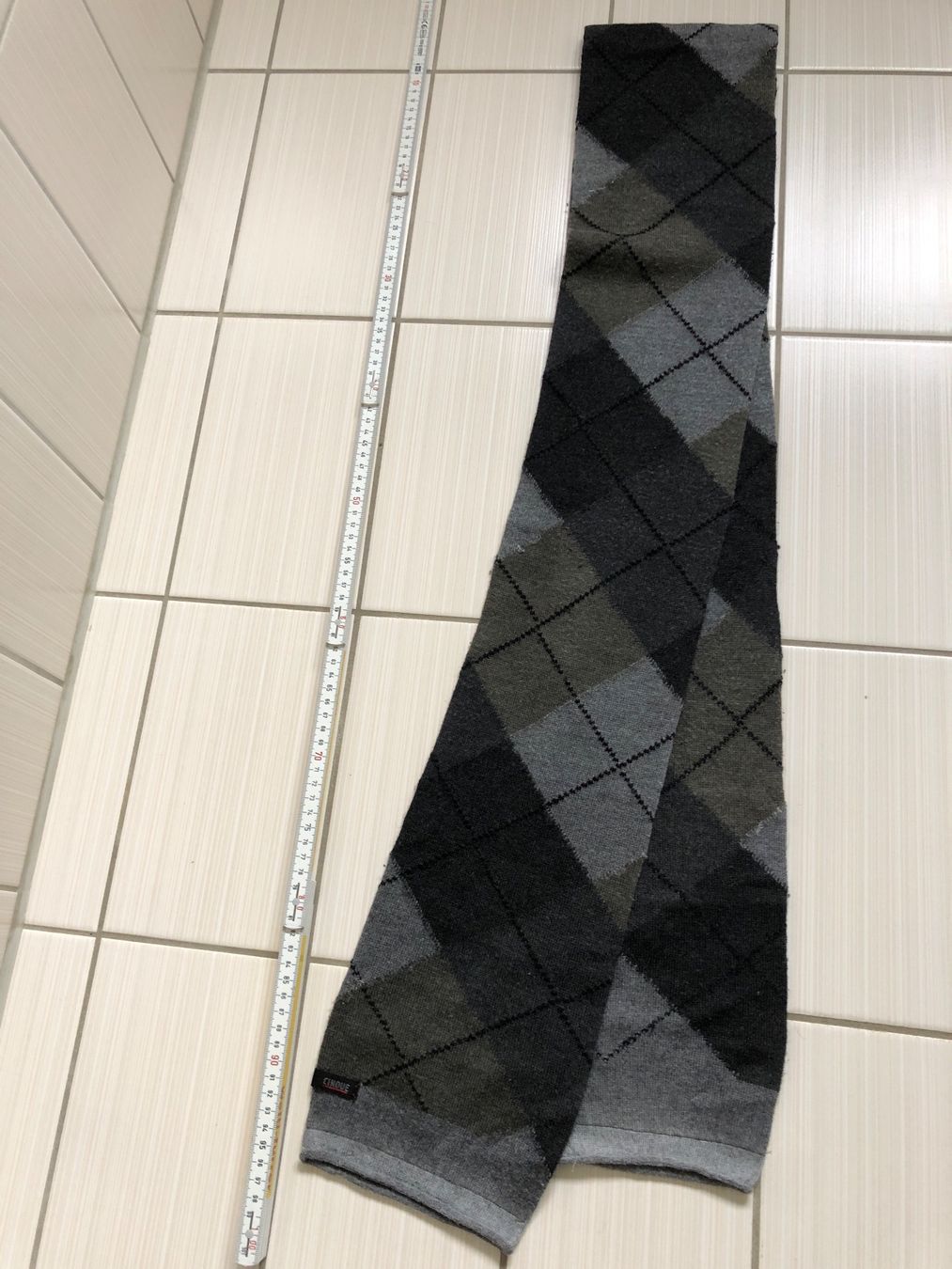 Echarpes: CINQUE Winterschal / Herrenschal mit Argyle Muster, Grau – D'occasion à Arth par Vrecam51