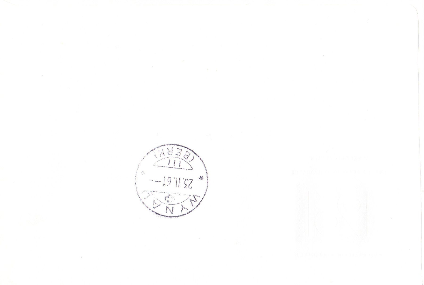 Tutti i francobolli: FDC 1961, 375-378, gelaufen – Usato da Obfelden venduto da Funke2 1