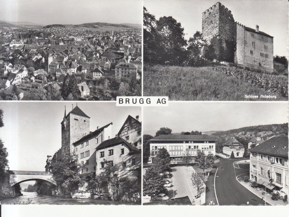 Cartoline postali: Brugg 1965 – Usato da Bürglen TG venduto da StampGraf
