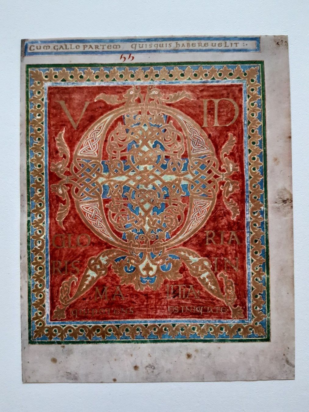Grafica & Litografie: Initiale Folchart-Psalter 9.Jh Faksimile – Usato da Bévilard venduto da Orscha