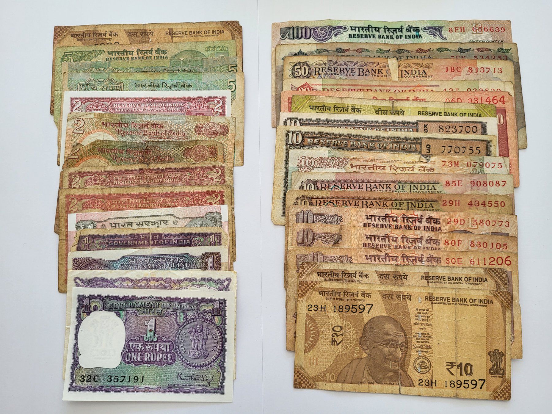 Banconote: Banknoten aus Indien – Usato da Pravidondaz venduto da LVtik