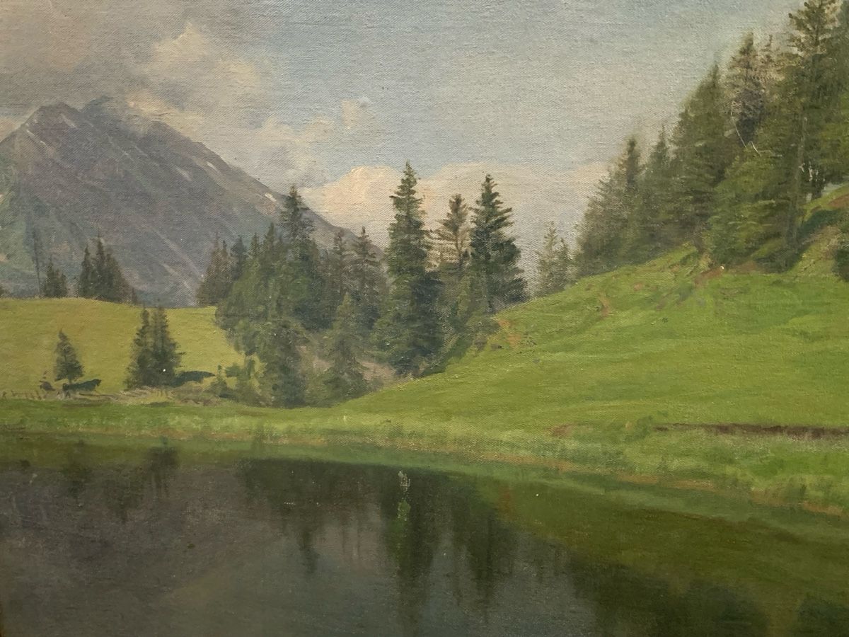 Dipinti: Schweizer Schule um 1880-1900 – Usato da Wolfhalden venduto da SecondAntique