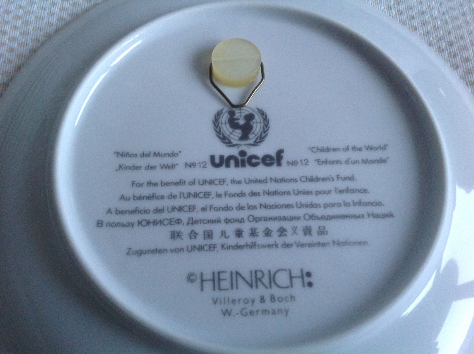 Villeroy & Boch Piatti: Villeroy & Boch - UNICEF - No 12 – Usato da Sion venduto da accroshoes 1