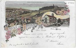 Gruss aus Heiden - Litho 1897