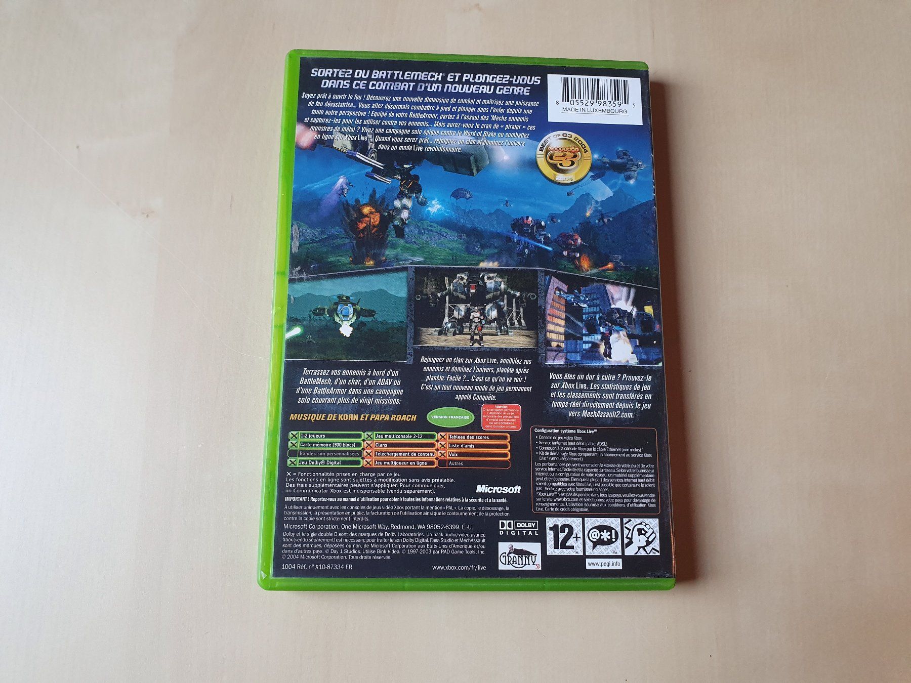 Microsoft Giochi: Mechassault 2 FRA – Usato da Stansstad venduto da collectorsshop 1