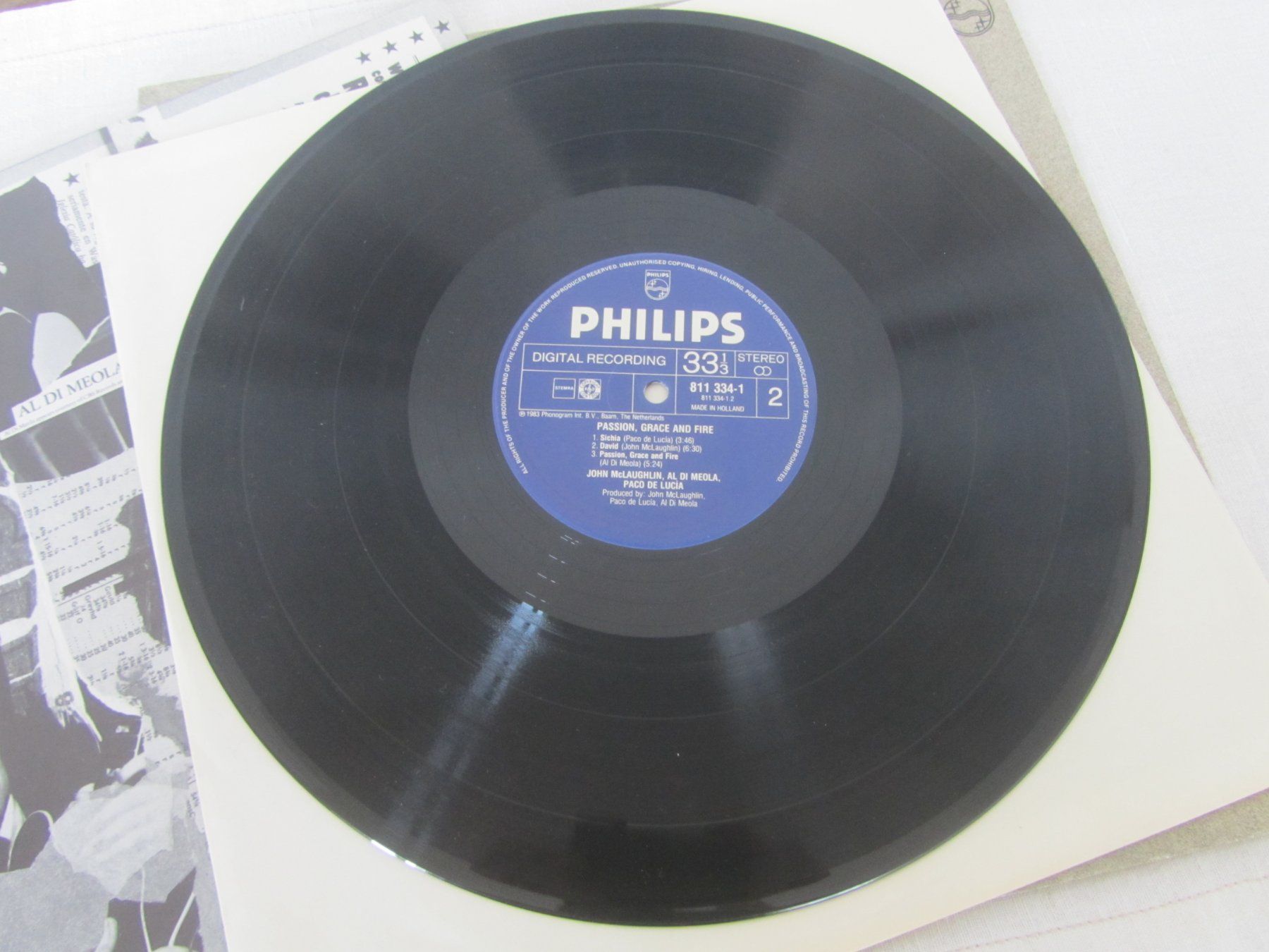 Schallplatten: Mc Laughlin, Di Meola, De Lucia:    Passion, Grace & Fire – Gebraucht aus Seengen von mikelele 2