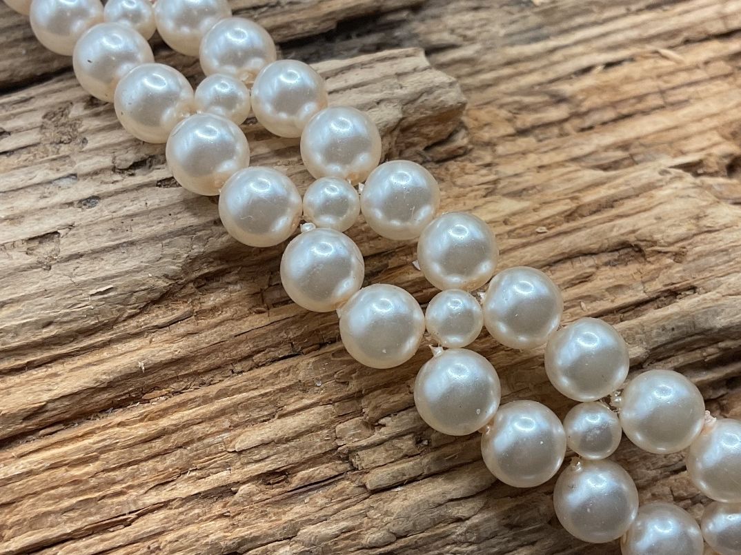 Catenine: Vintage Perlencollier mit Silberverschluss – Usato da luzern venduto da Alpendorf1 3