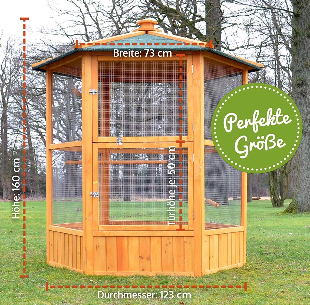 Vogelhäuser: + Premium Vogelkäfig - Moderne Vogelvoliere – Neu und originalverpackt aus Amriswil von JaJa-Express 2