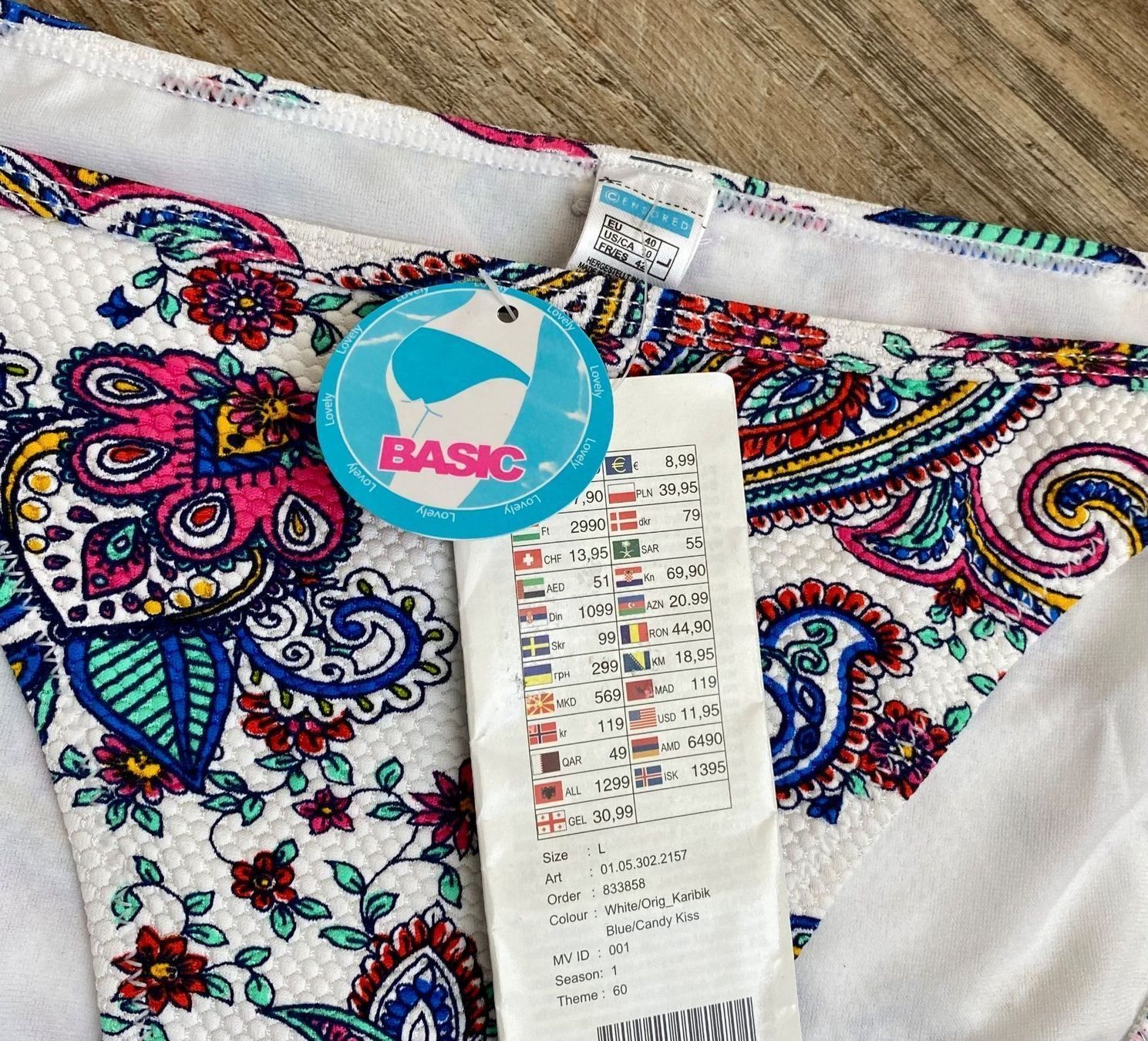 Costumi da bagno & Bikini: Gr L > 38 Bikini Hose Paisley – Nuovo e nell'imballaggio originale da Rickenbach b. Wil venduto da sunneschii_ 5