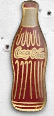 Coca-Cola Placchette & Badge: 1 Coca-Cola Flaschen Pin – Usato da Pfäffikon ZH venduto da Colacity