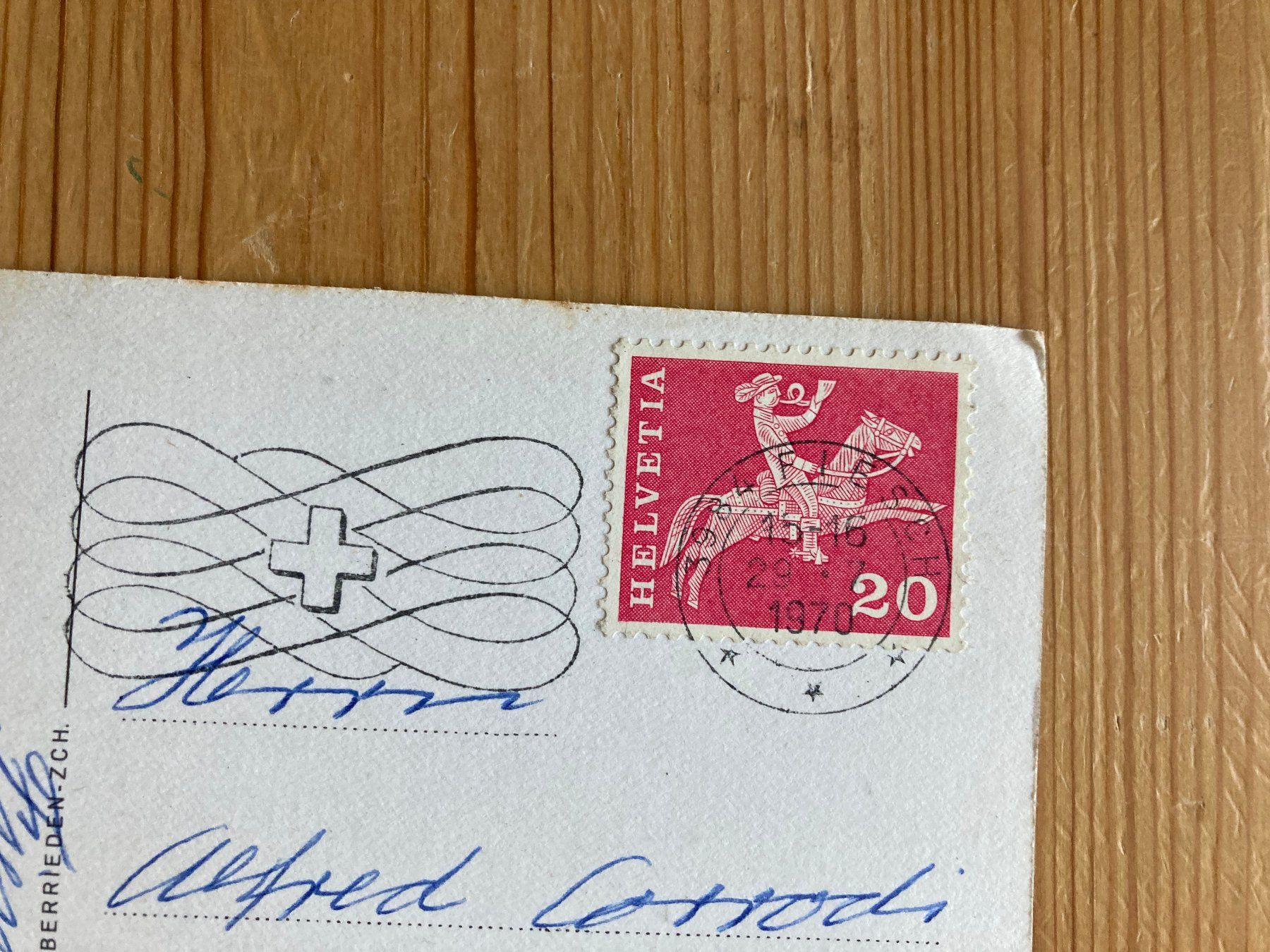 Ansichtskarten: Aletschwald mit grossem Aletschgletscher - AK 1970 – Gebraucht aus Oberuzwil von Henri09 1