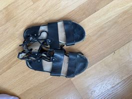 Sandales Geox noires femme à lacer | Geox Sandalen