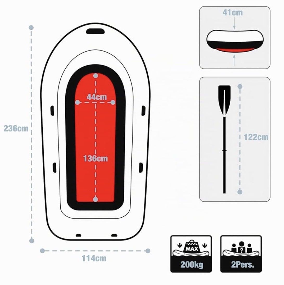 Barche: Intex Schlauchboot Challenger 2 – Nuovo (secondo la descrizione) da Glattbrugg venduto da kar_7njd 1