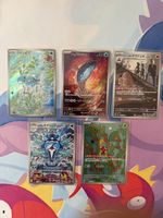 Pokémon Art Rare Karten Set – 5 Karten – Top Zustand