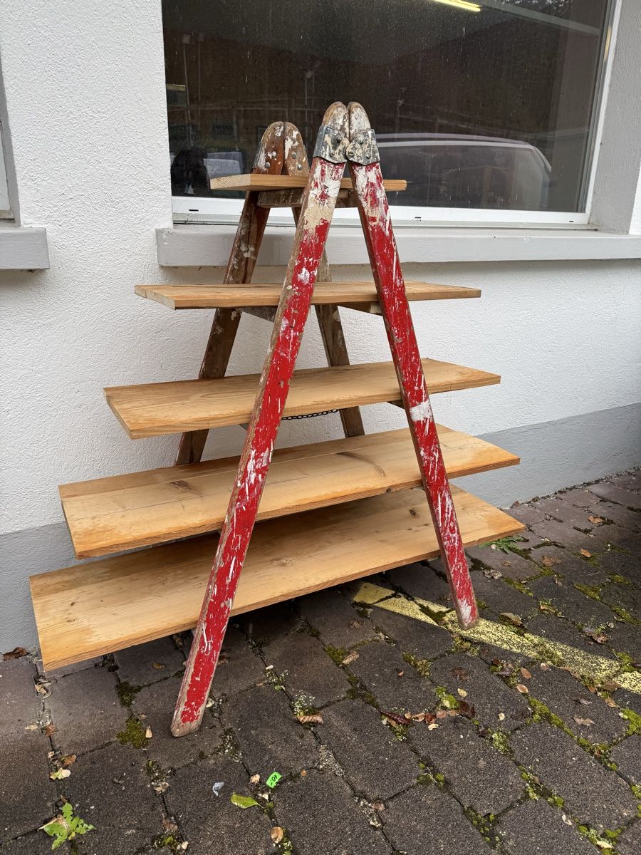 Scale: Bockleiter als Blumenständer – Usato da Gränichen venduto da onkel_xxl 1