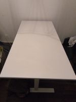 Bureau ajustable blanc manivelle bon état