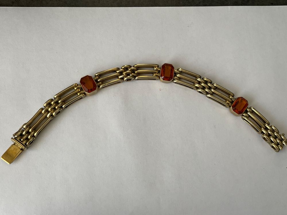 Alte Armband vergoldet mit farbige Steine (Gebraucht) in Courrendlin für CHF 12 - mit Lieferung