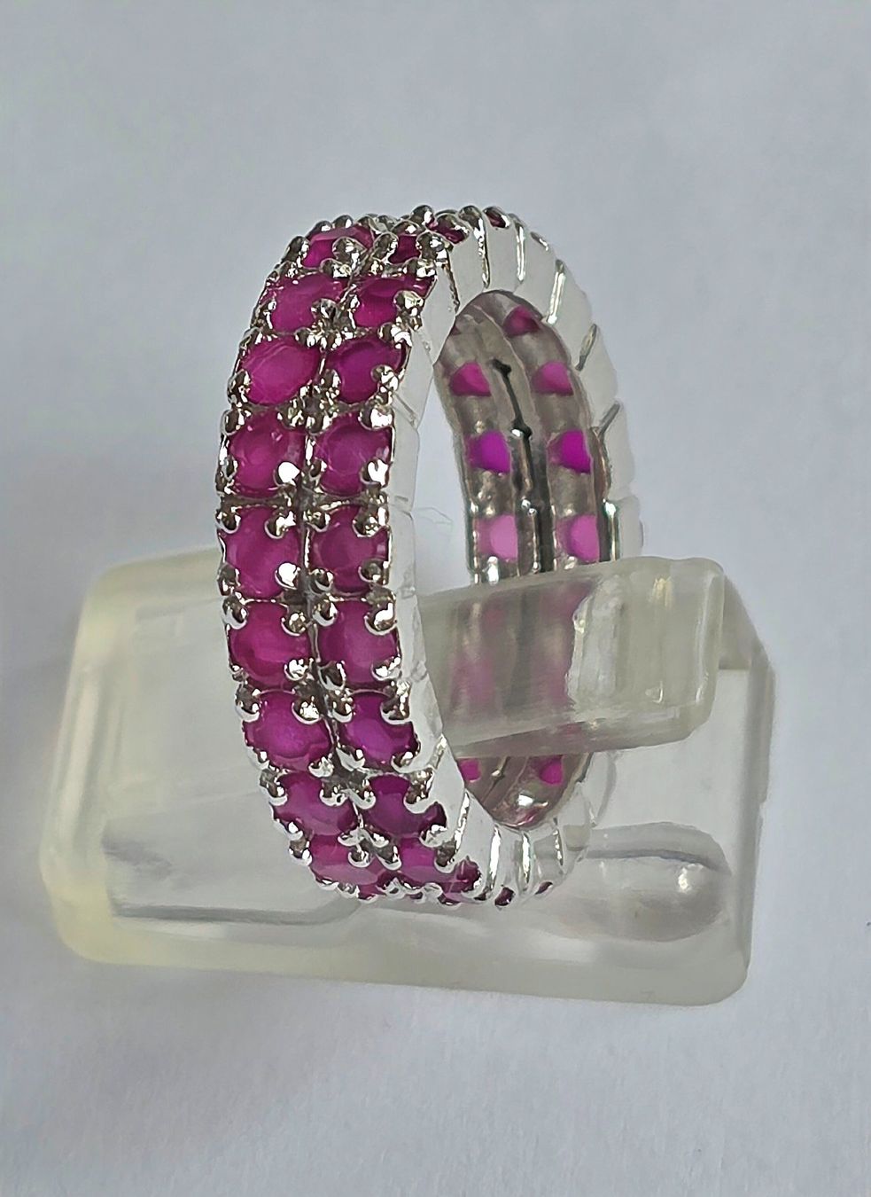 Anelli: Ring Silber Rubin Grösse 57 Neu – Nuovo (secondo la descrizione) da Zürich venduto da adriben 4