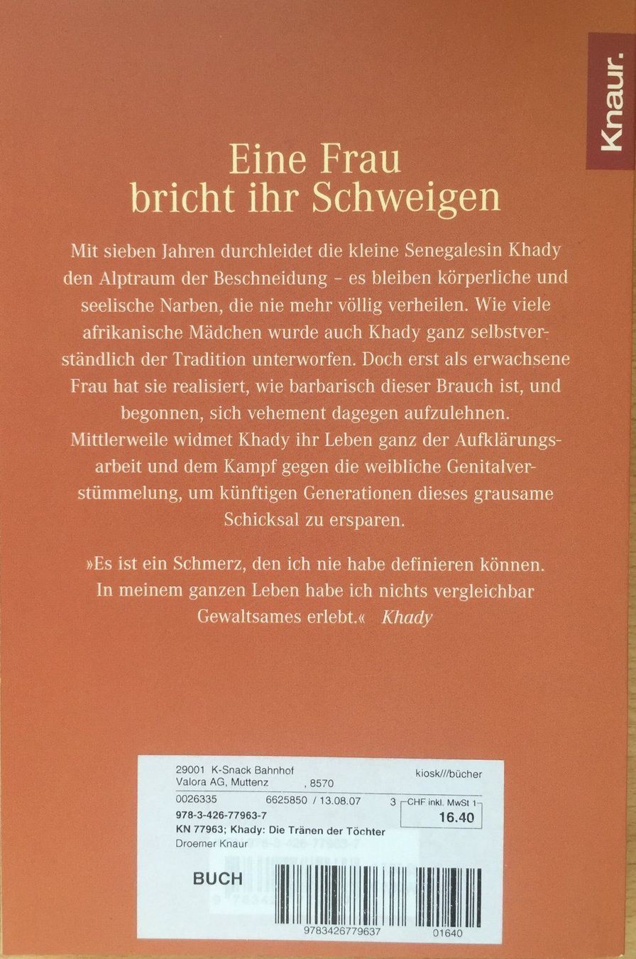Libri: Buch - Die Tränen der Töchter – Usato da Leimbach TG venduto da manu-tg 1