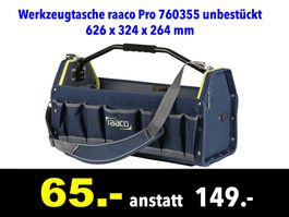 🔴  Werkzeugtasche RAACO Pro 760355 unbestückt /533B