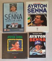 Lot de 4 livres sur Ayrton Senna texte en allemand