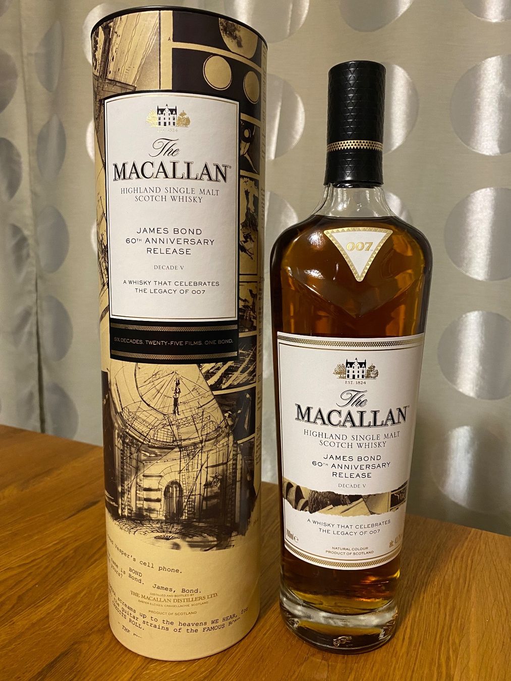 Macallan Bevande alcoliche: Macallan James Bond 60th Anniversary - Decade V – Nuovo e nell'imballaggio originale da Mönchaltorf venduto da Drammer